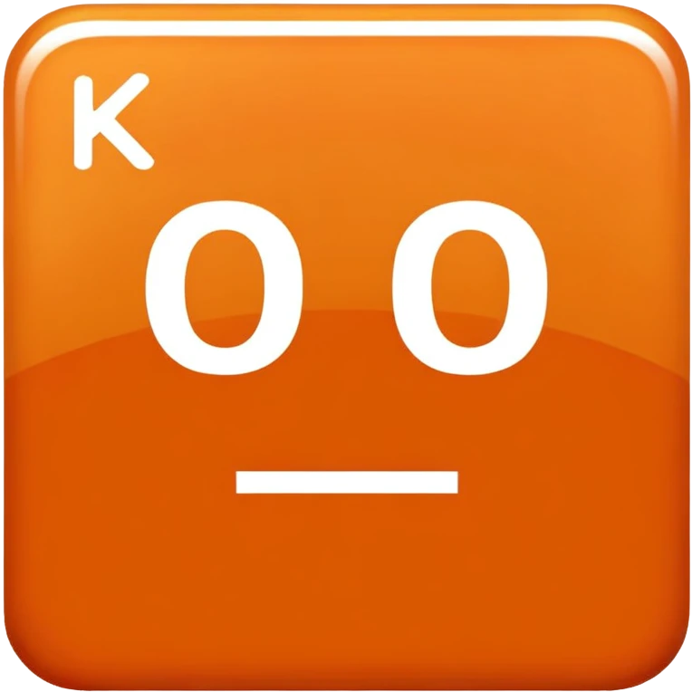 orange square with 'OK' text emoji