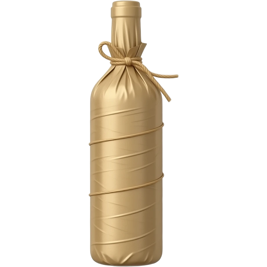 ازازه نبيذ مغلقه و مغلفه و رفيعه من فوق شبه الشمبانيه emoji