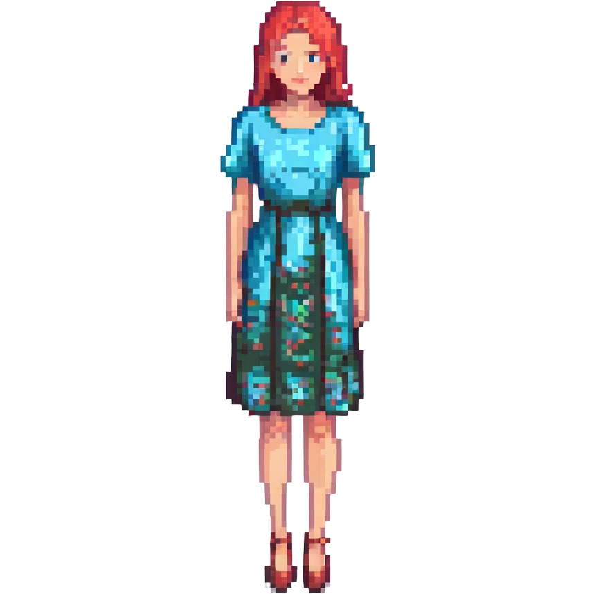a stylish dress in the style of iOS clothing stickers emoji