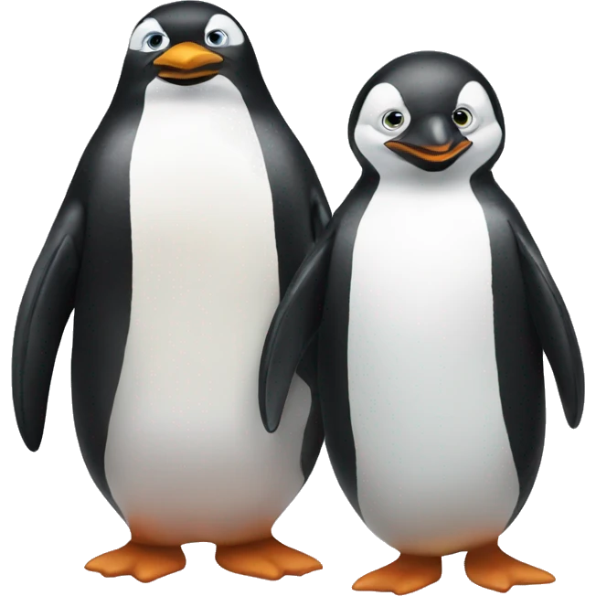 penguin and penguin emoji