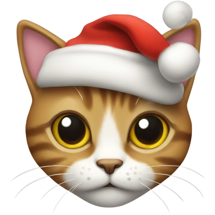 Christmas cat emoji