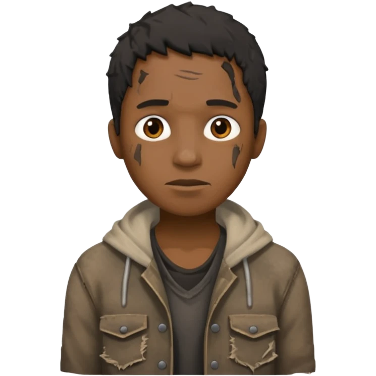 black person in slavery emoji