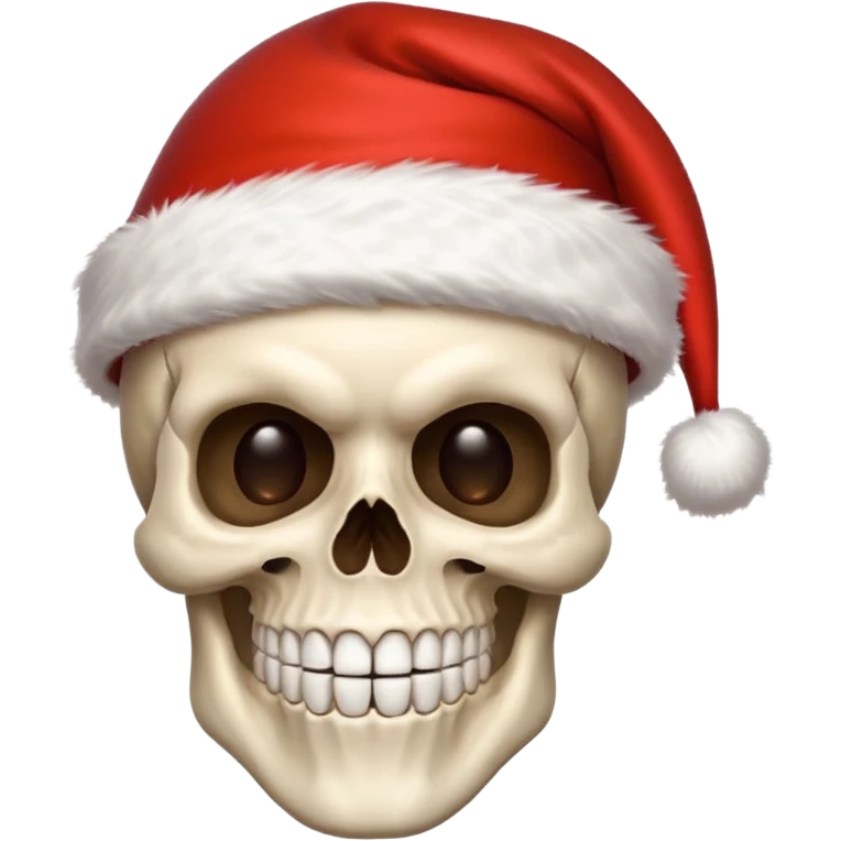 Skull ,MERRY CHRISTMAS emoji