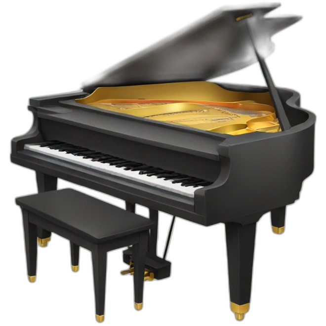Piano avec les pieds emoji