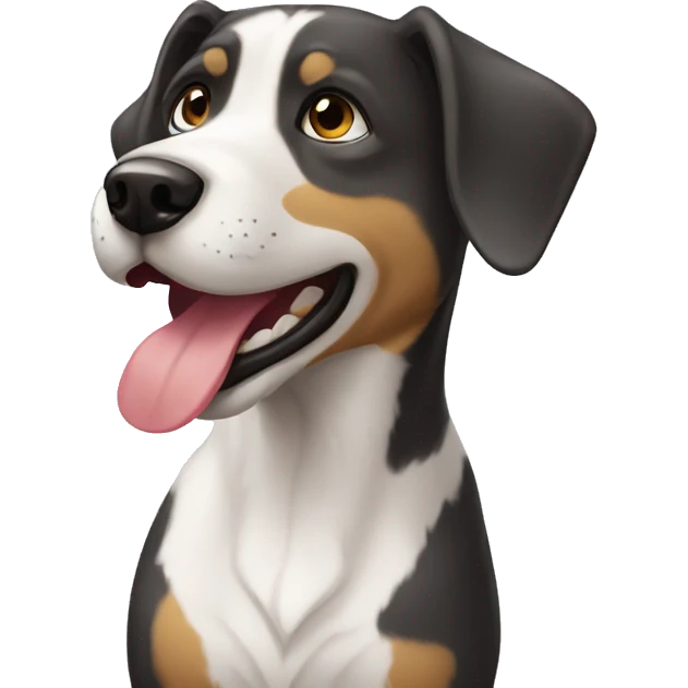 un chien qui parle emoji