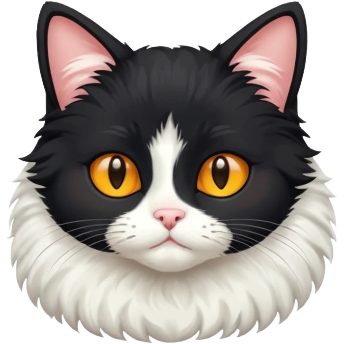 🐈‍⬛🤍 emoji