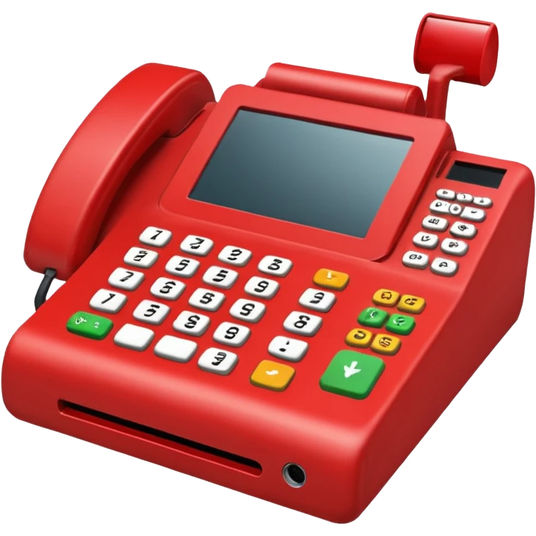 red pos terminal emoji