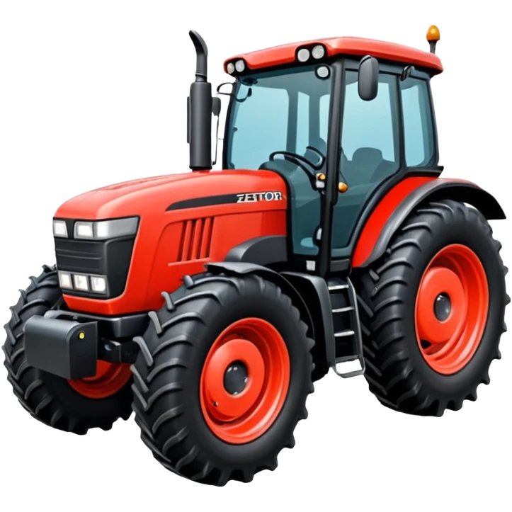 červeny moderny zetor forterra  traktor emoji