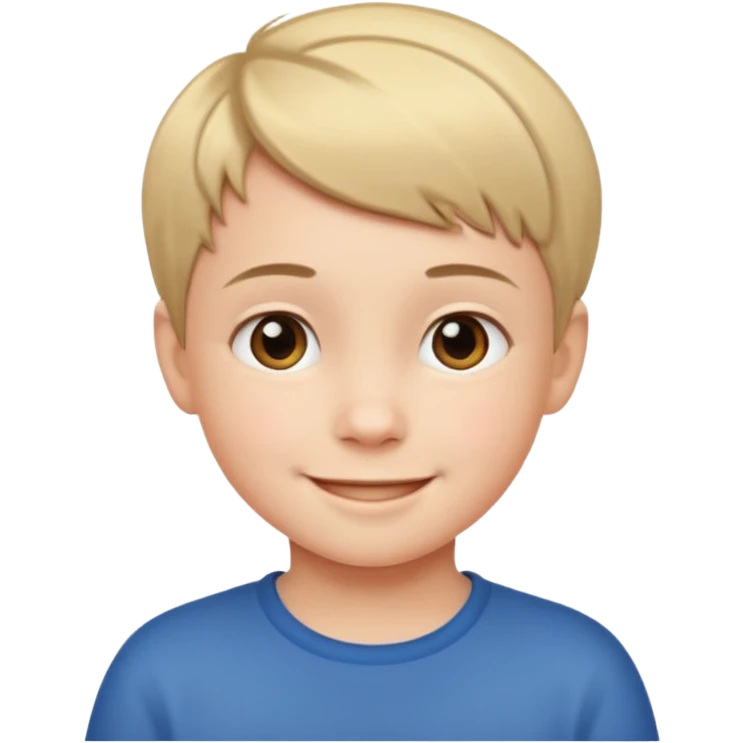 short hair child emoji