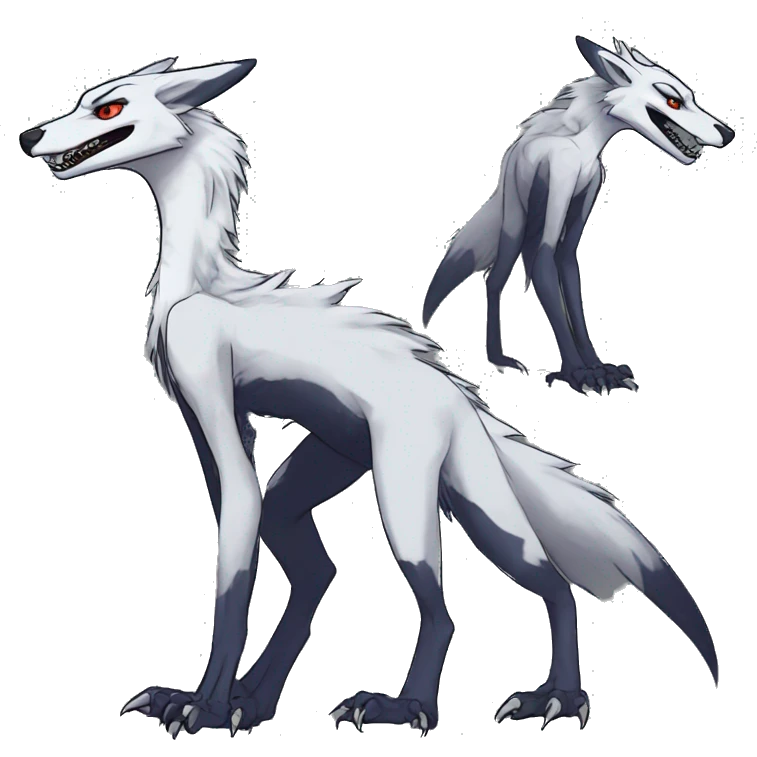 Cool Edgy Modern Vernid-Sergal species by LiLaiRa full body emoji
