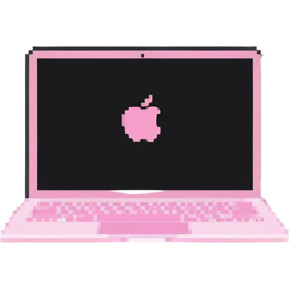 pink MacBook laptop emoji