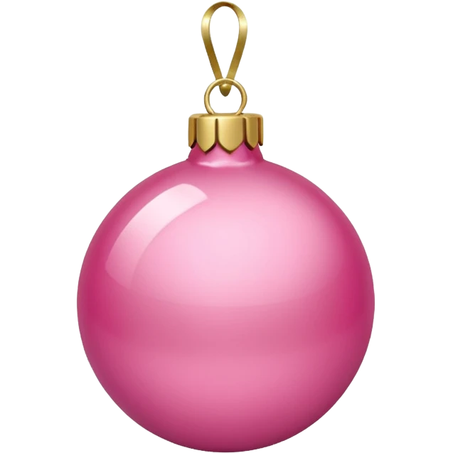 Christmas pink emoji