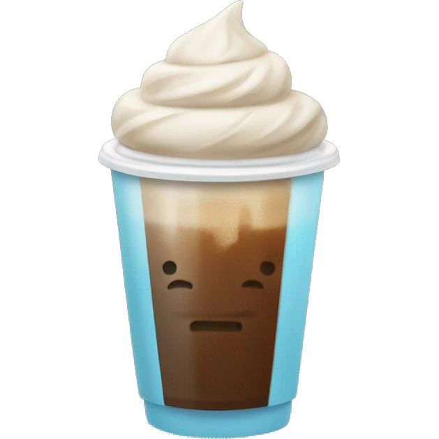 Ice coffie emoji