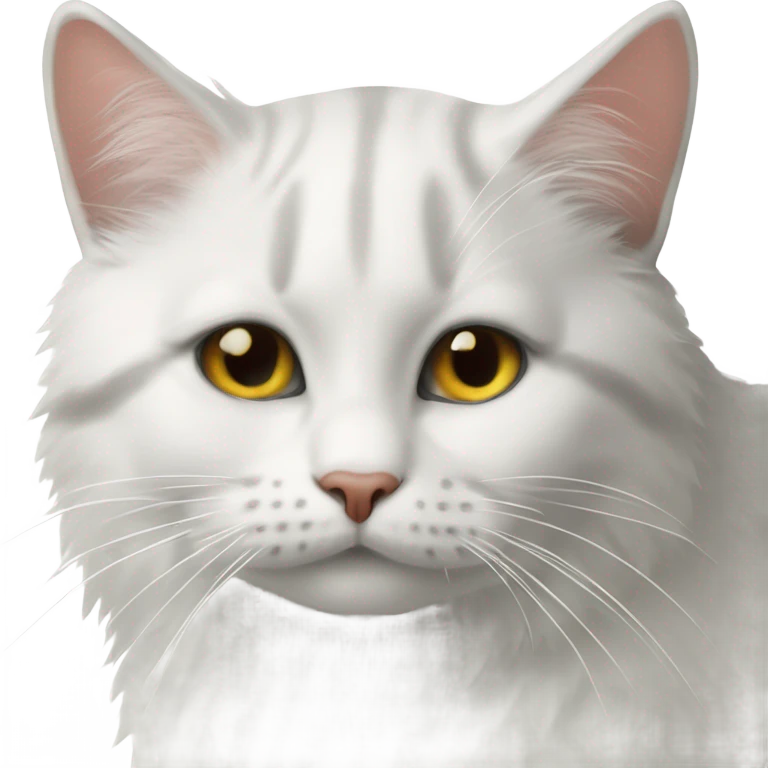 Сиамская кошка с белыми лапками  emoji
