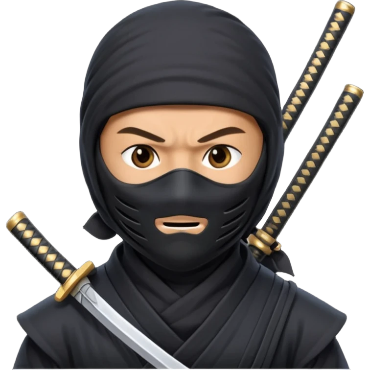 Erkek ninja emoji