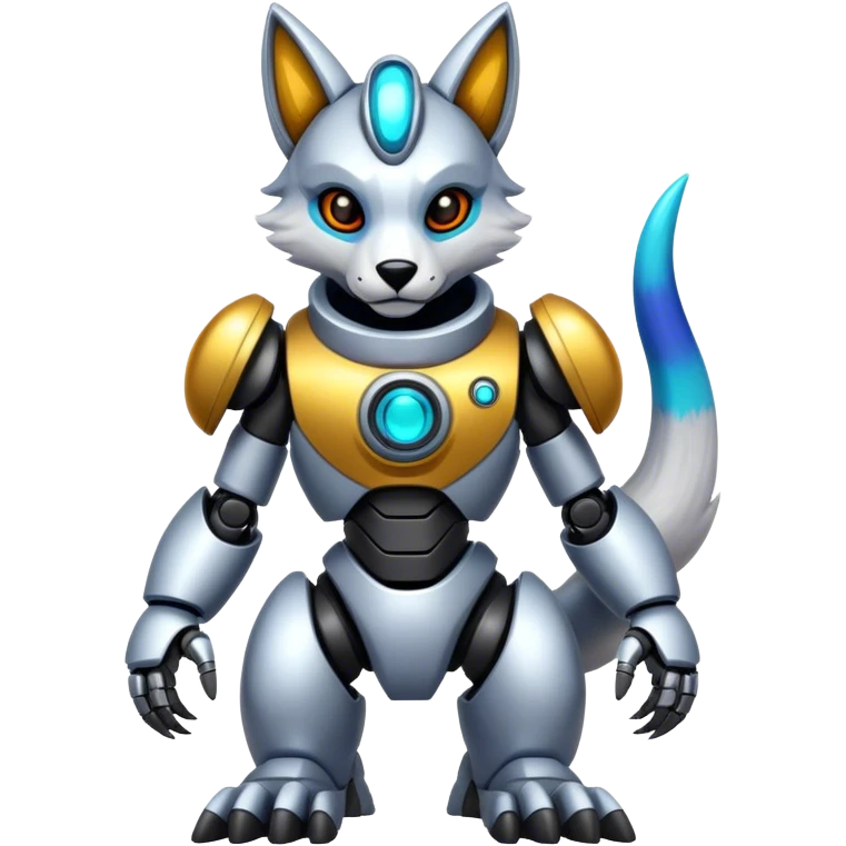 Anthro Protogen-furry-fursona emoji