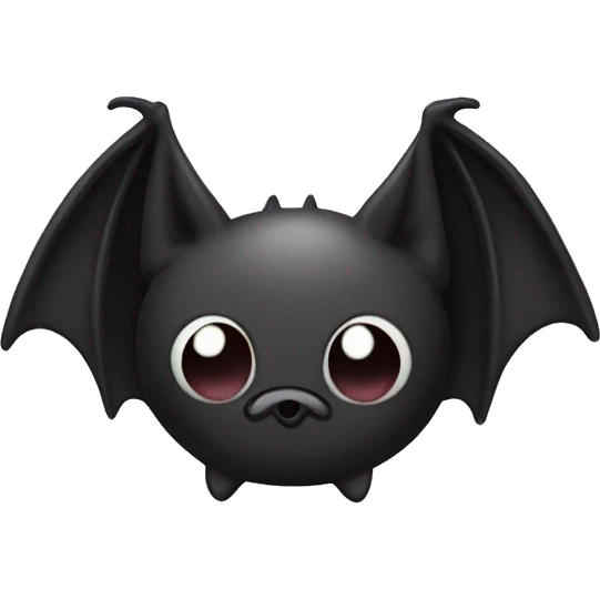 bat with black hearts emoji