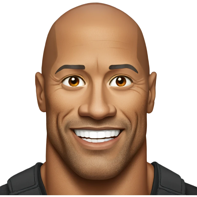 Dwayne Johnson emoji