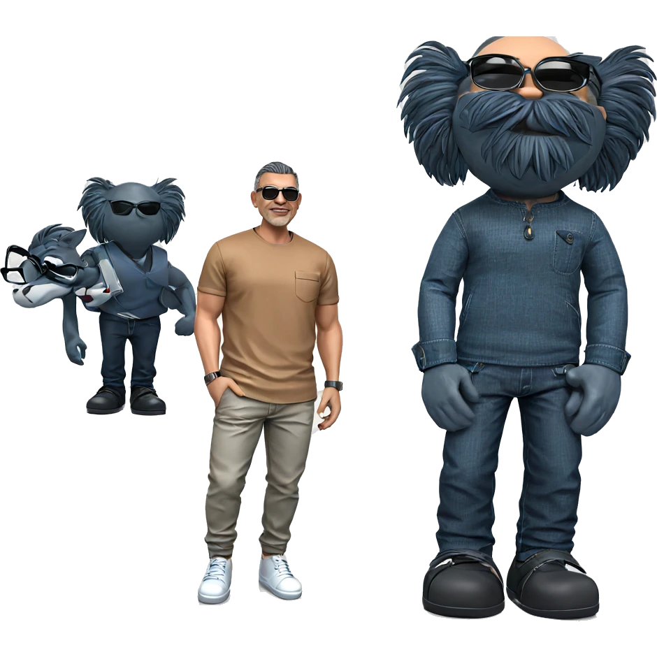 stylish man in sunglasses emoji