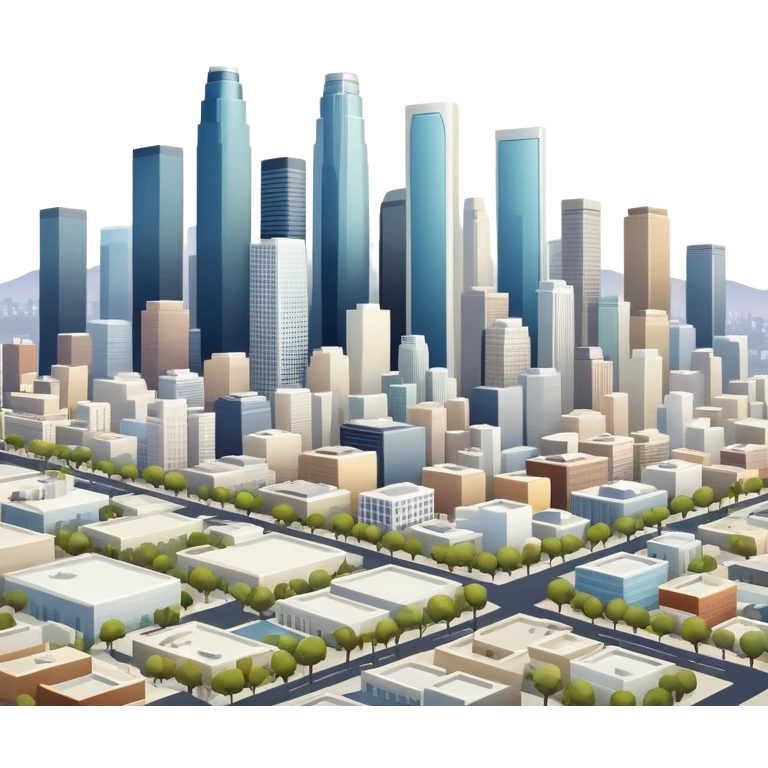 Los Angeles city skyline emoji