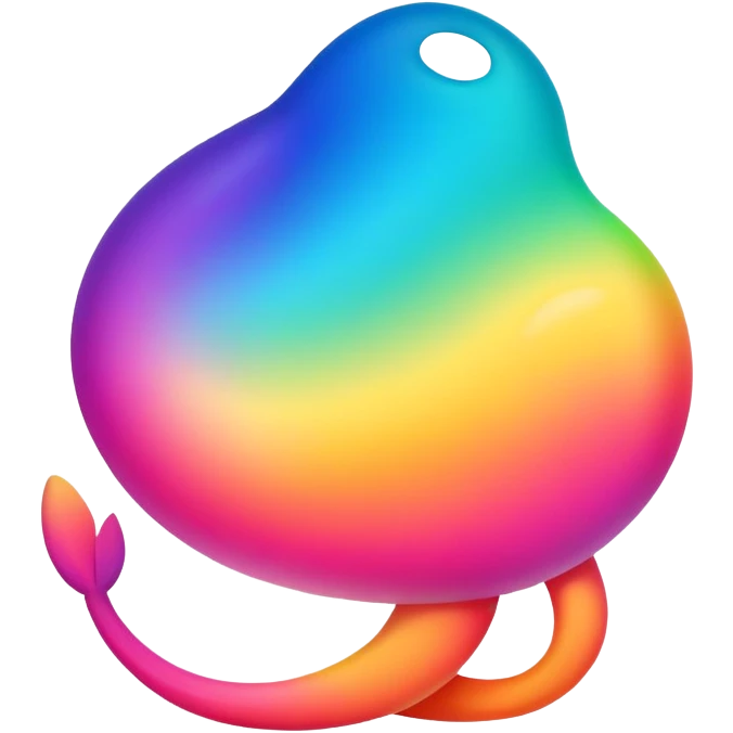 Colorful gradient fakemon-creature  emoji
