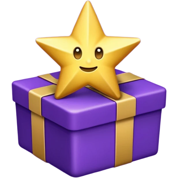 ✝️i need it like this for Christians : background purple like a box and the star id with normal without any face emoji