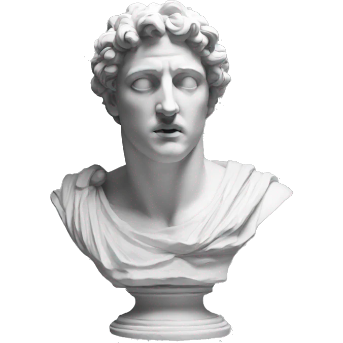 greek sculpture inhale  emoji