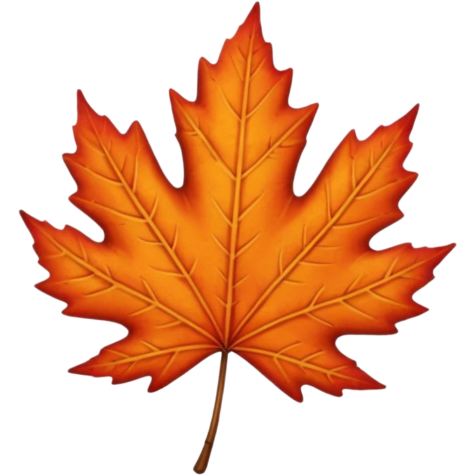 Fall leaf emoji