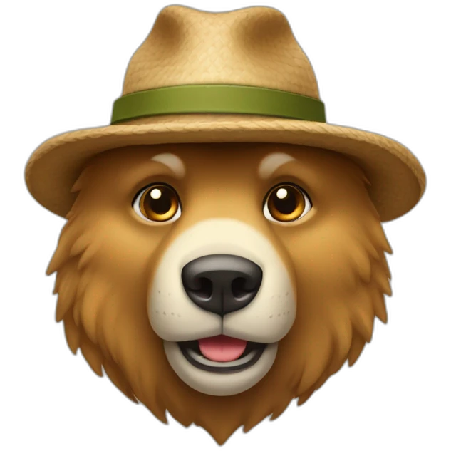 Bär mit hut emoji