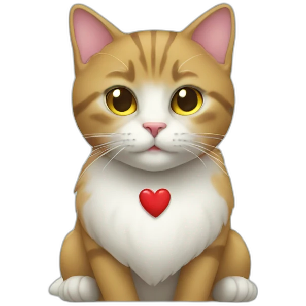 heart with cat emoji