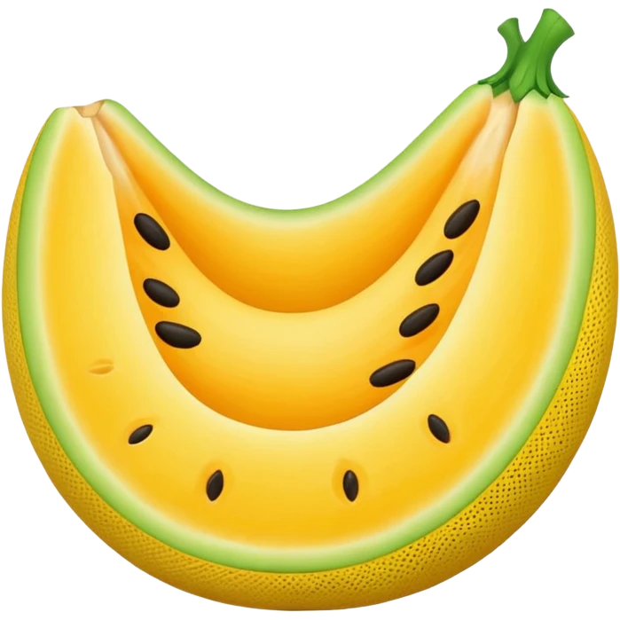 yellow melon emoji