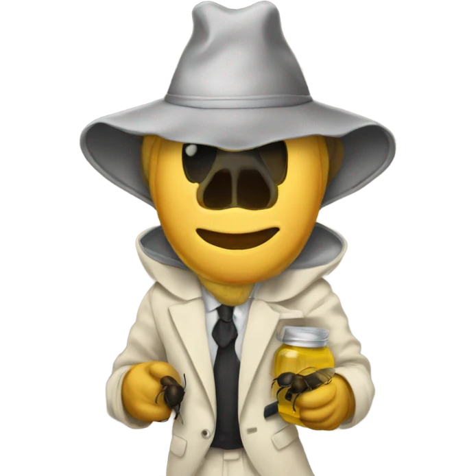 Beekeeper wearing a formal suit emoji
