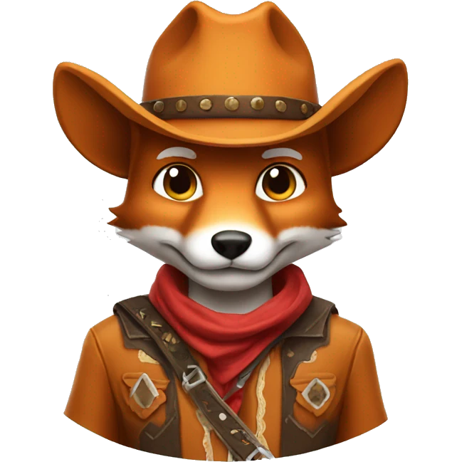 Fox Cowboy emoji