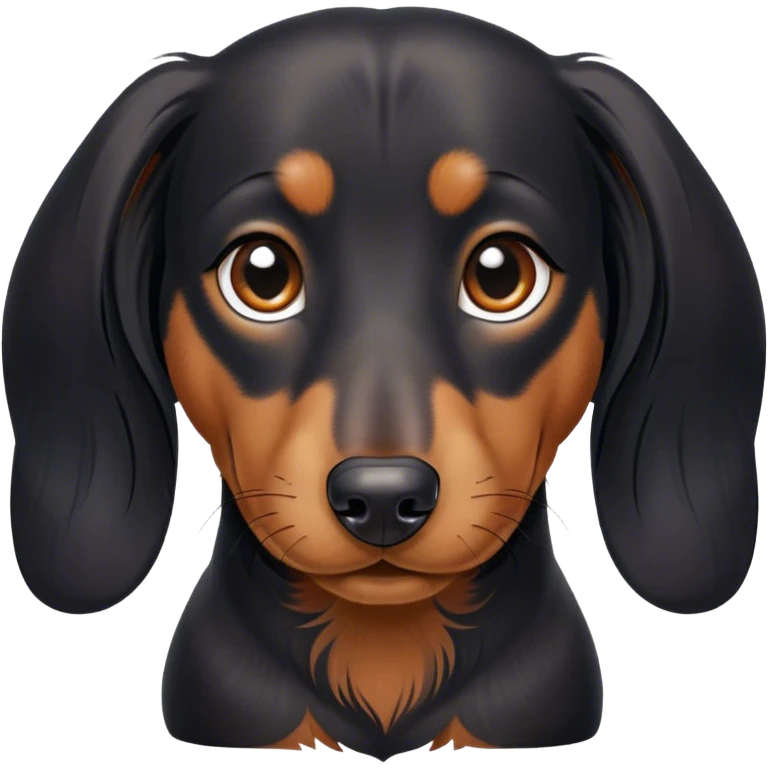 long hair dashund emoji