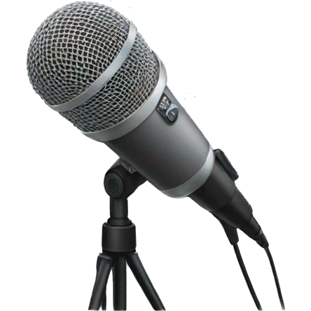 microphone announcer emoji