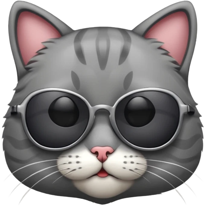 Cat wearing sunglasses emoji