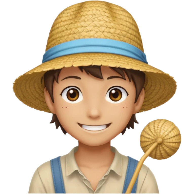 The luf from the anime anpice emoji