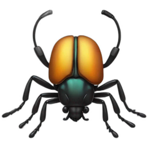 bug beetle with headset streamer  emoji
