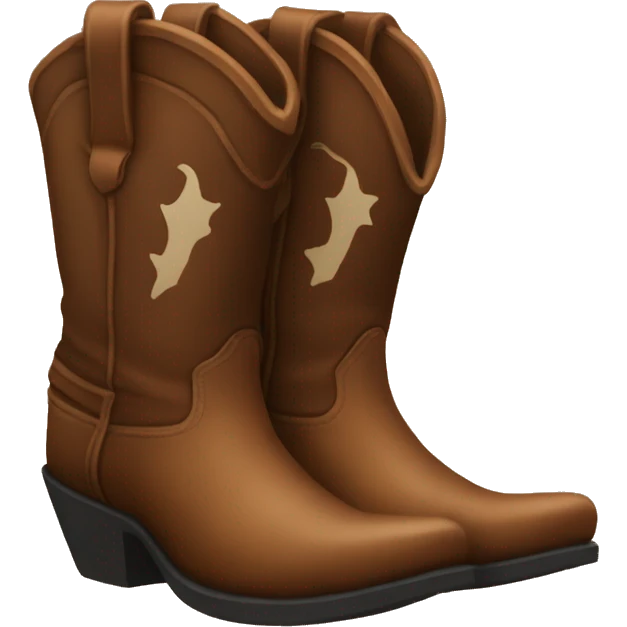 Cowboy boots emoji