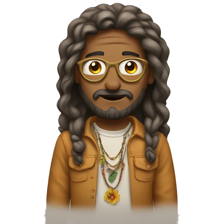 Hippie emoji