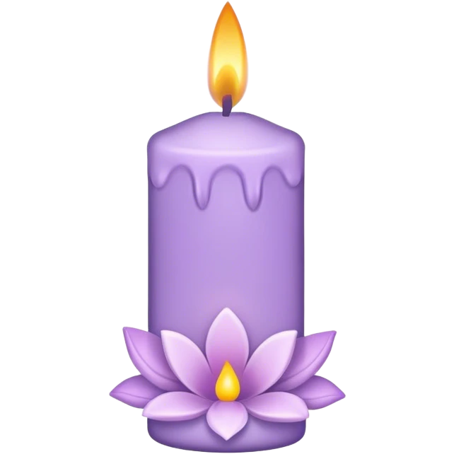  Light purple bath and body works  floral  candle emoji