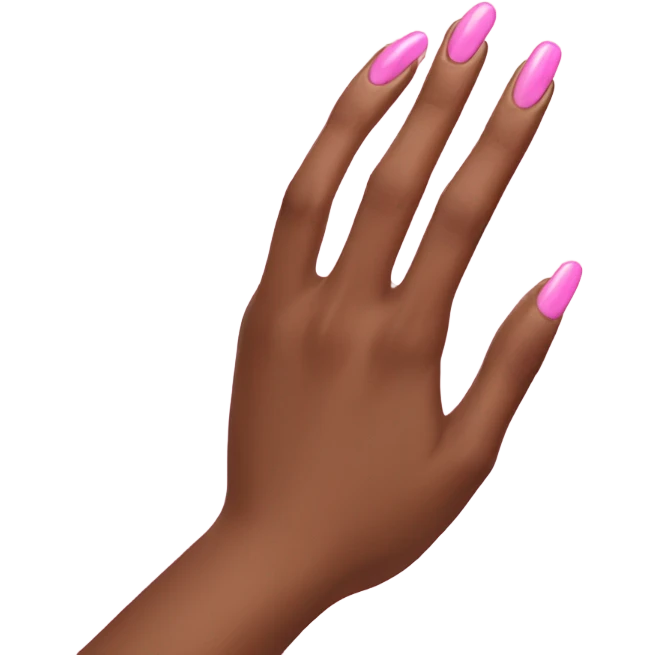 Pink nails  emoji
