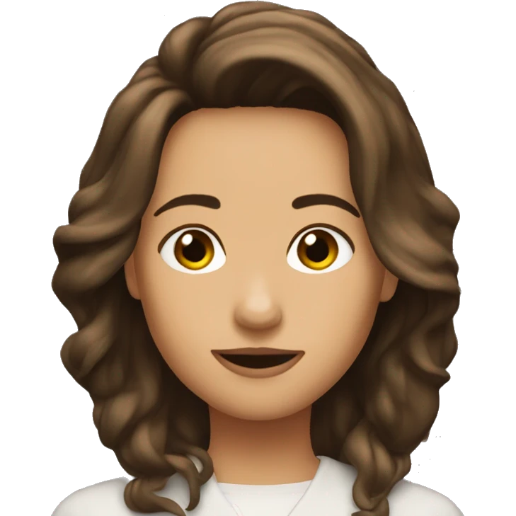 Wynona Ryder brown hair emoji