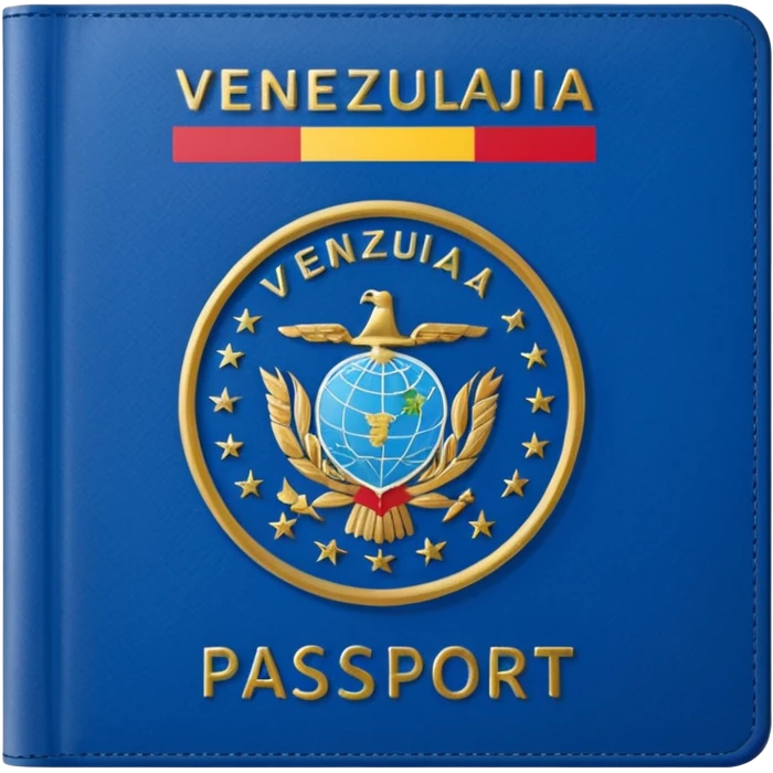 Pasaporte venezolano emoji