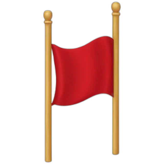Drapeaux nour rouge  emoji