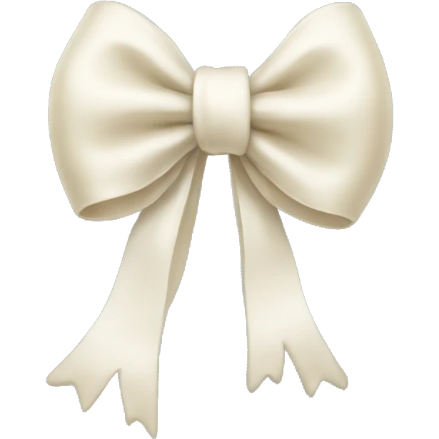 Ivory bow emoji