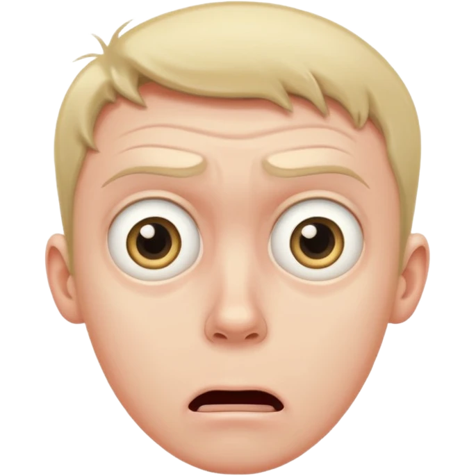 Scared guy emoji