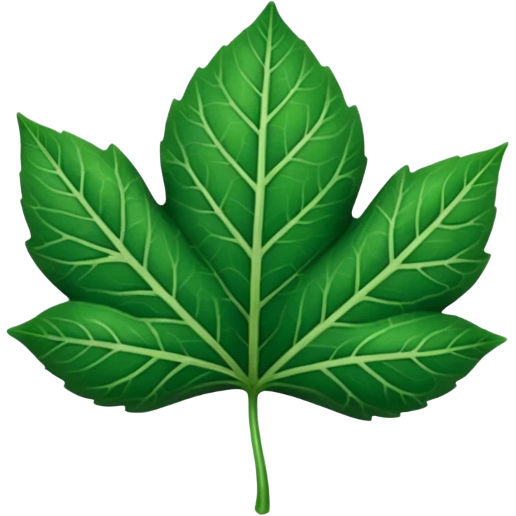 7 sided leaf emoji