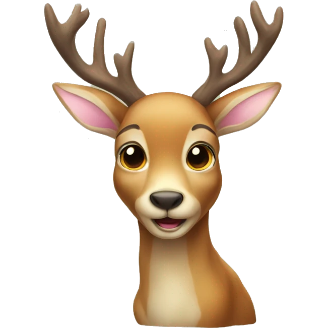 Deer and bunny  emoji