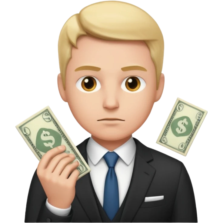 CEO investing money emoji